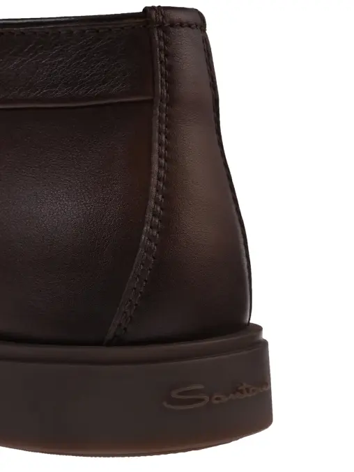 Полуботинки кожаные SANTONI