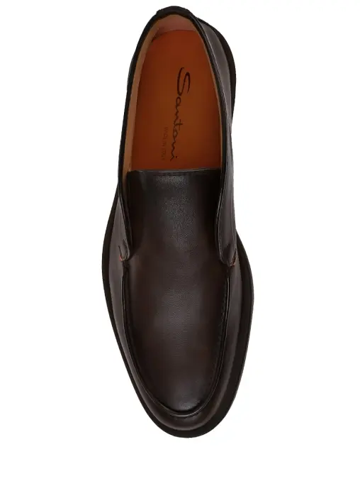 Полуботинки кожаные SANTONI
