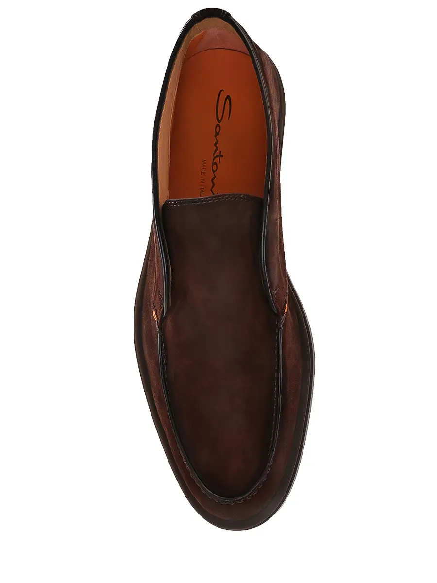 Полуботинки замшевые