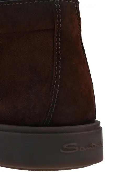 Полуботинки замшевые SANTONI