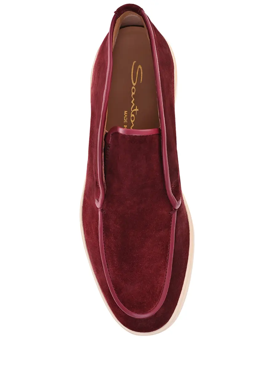 Ботинки замшевые