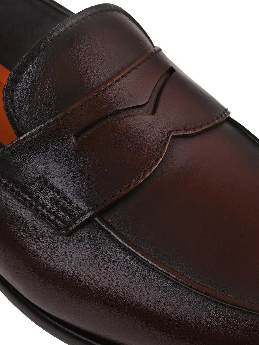 Лоферы кожаные