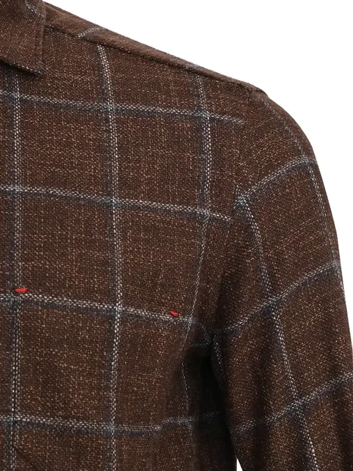Рубашка в клетку KITON