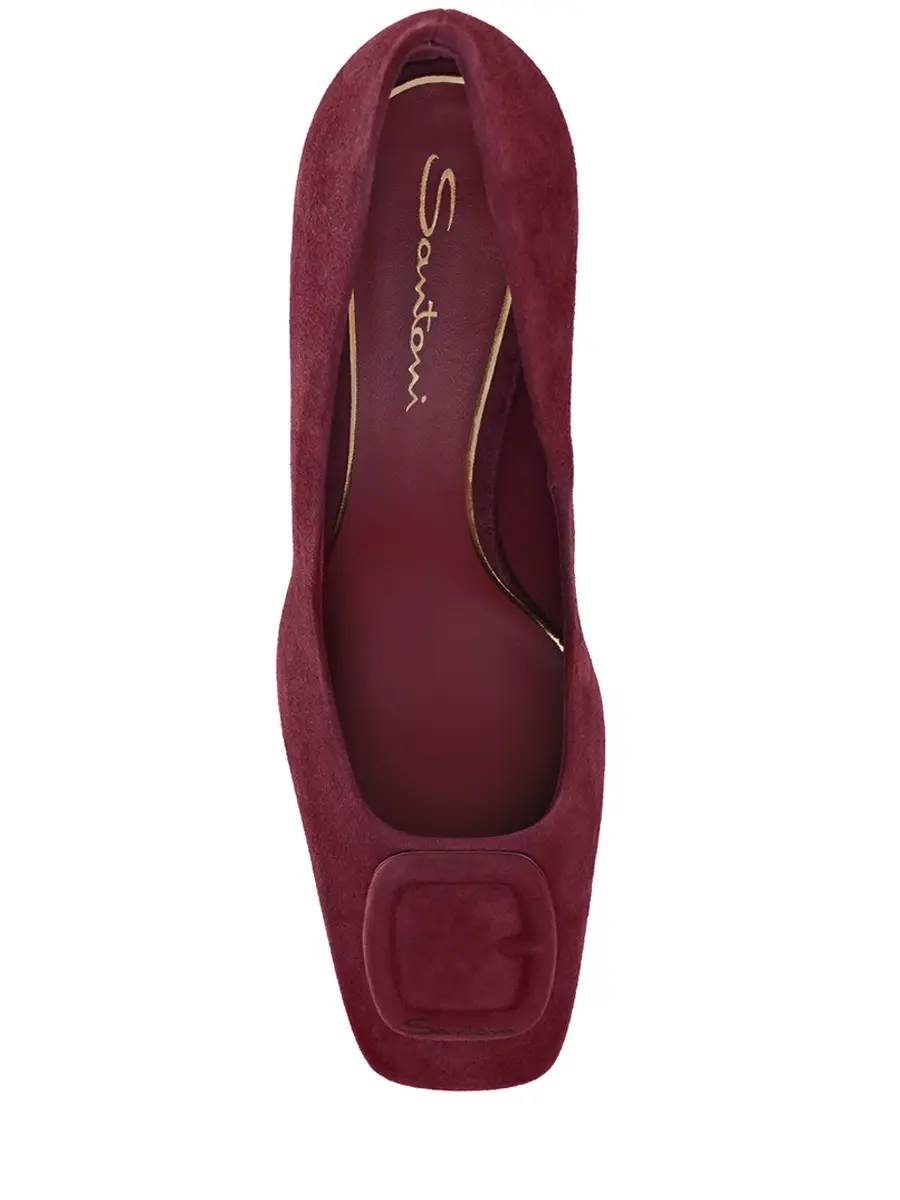 Туфли замшевые