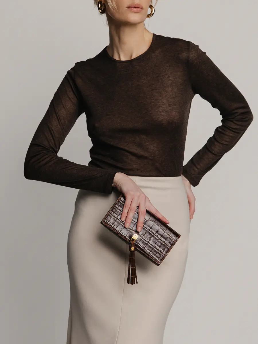 Клатч кожаный CLUTCH MINI