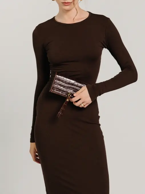 Клатч кожаный CLUTCH MINI PARS