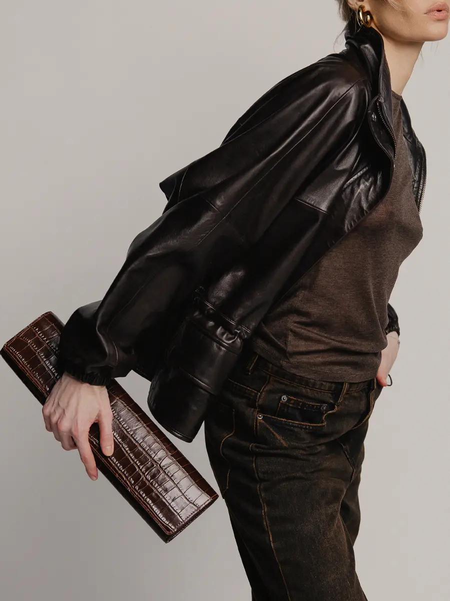 Клатч кожаный CLUTCH XL