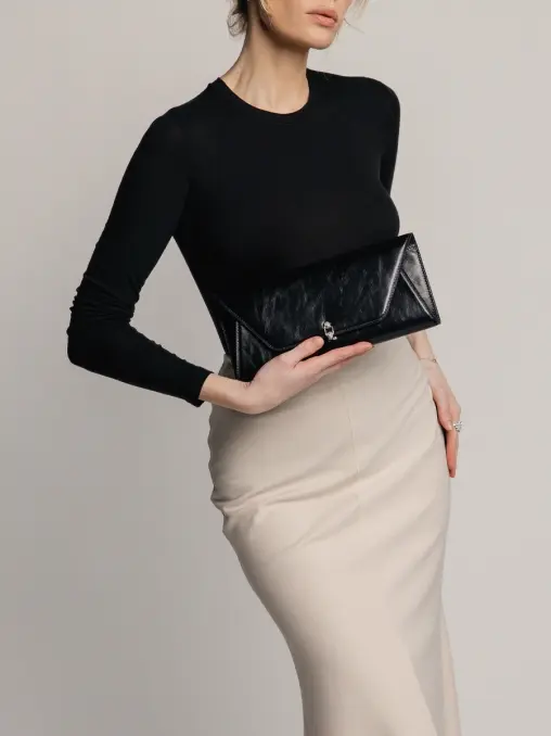 Клатч кожаный KONVERT PARS