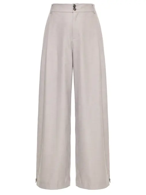 Брюки из шерсти и вискозы Volume classic URBAN MIRROR