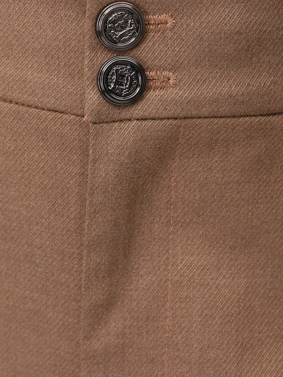 Брюки из шерсти и вискозы Volume classic