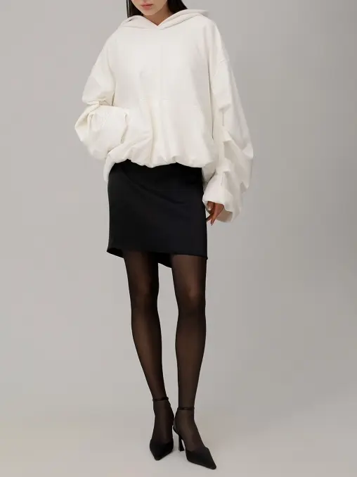 Худи хлопковое Volume URBAN MIRROR