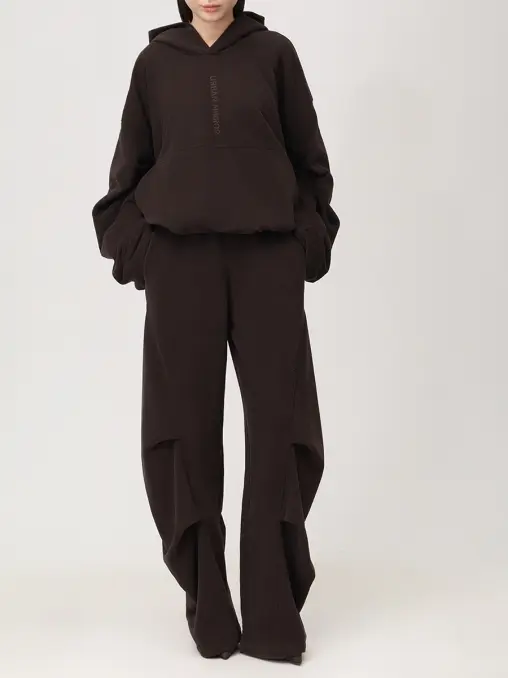 Худи хлопковое Volume URBAN MIRROR