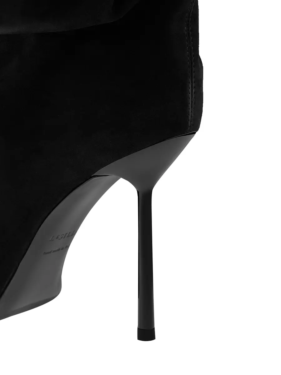 Сапоги замшевые