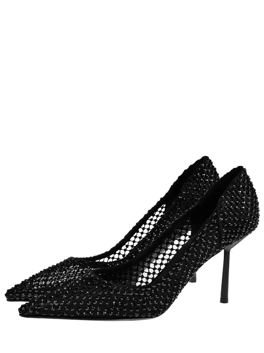 Туфли со стразами