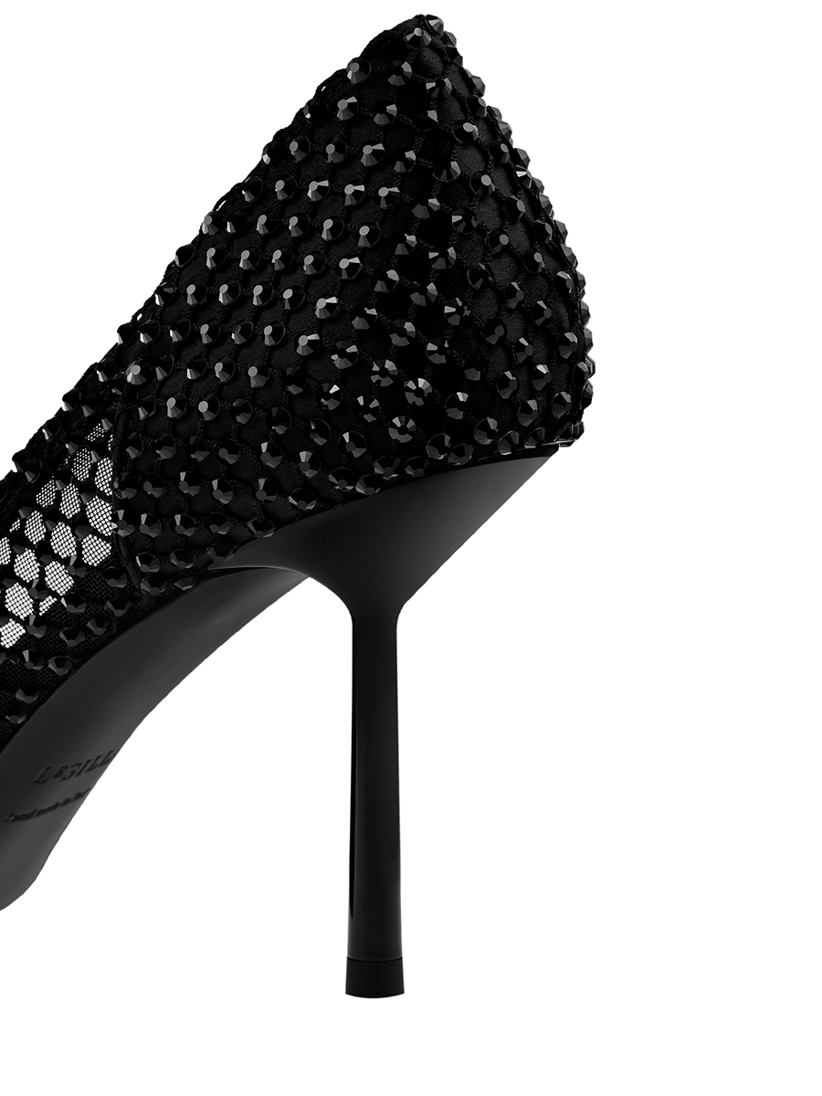 Туфли со стразами