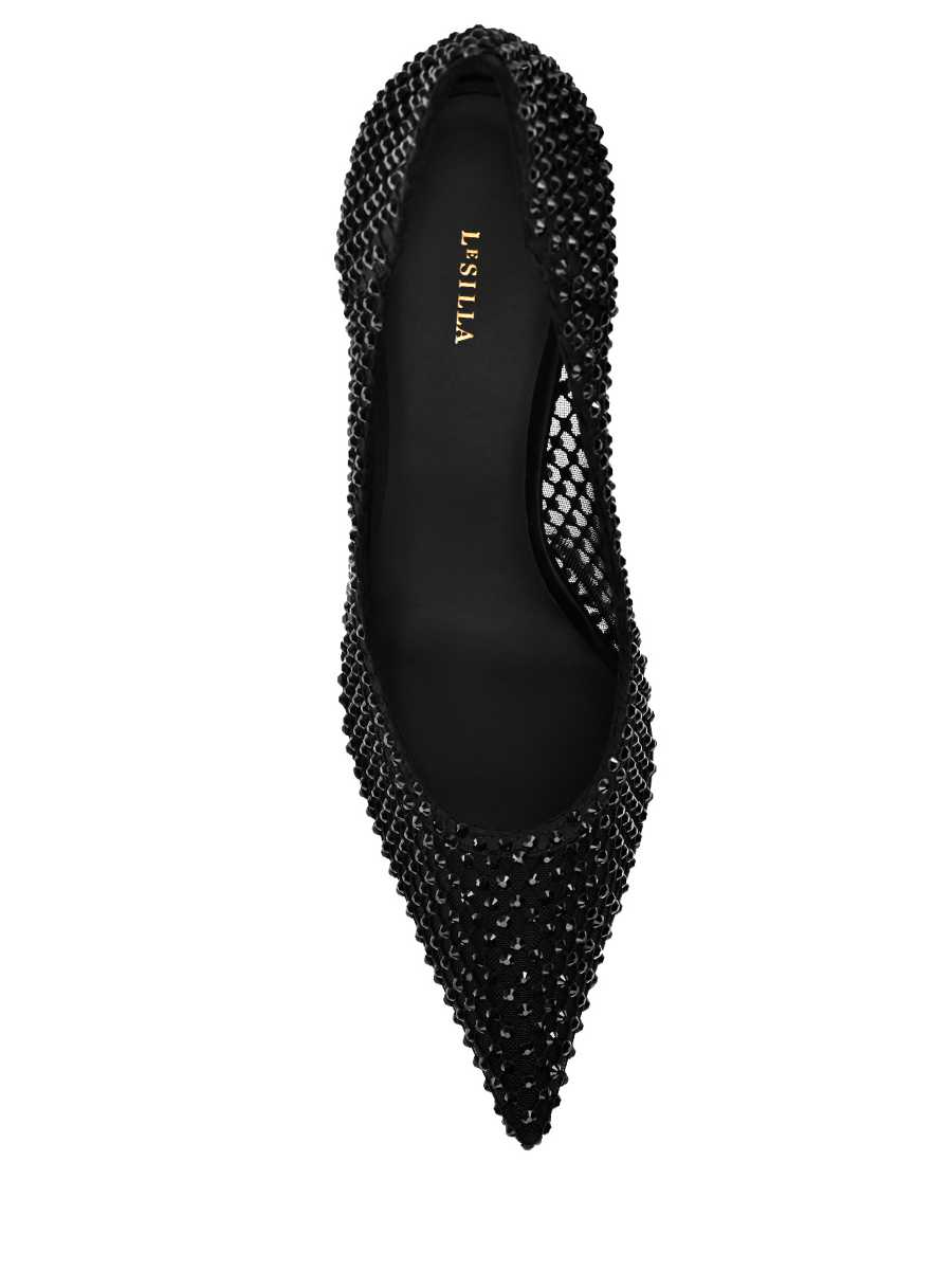 Туфли со стразами