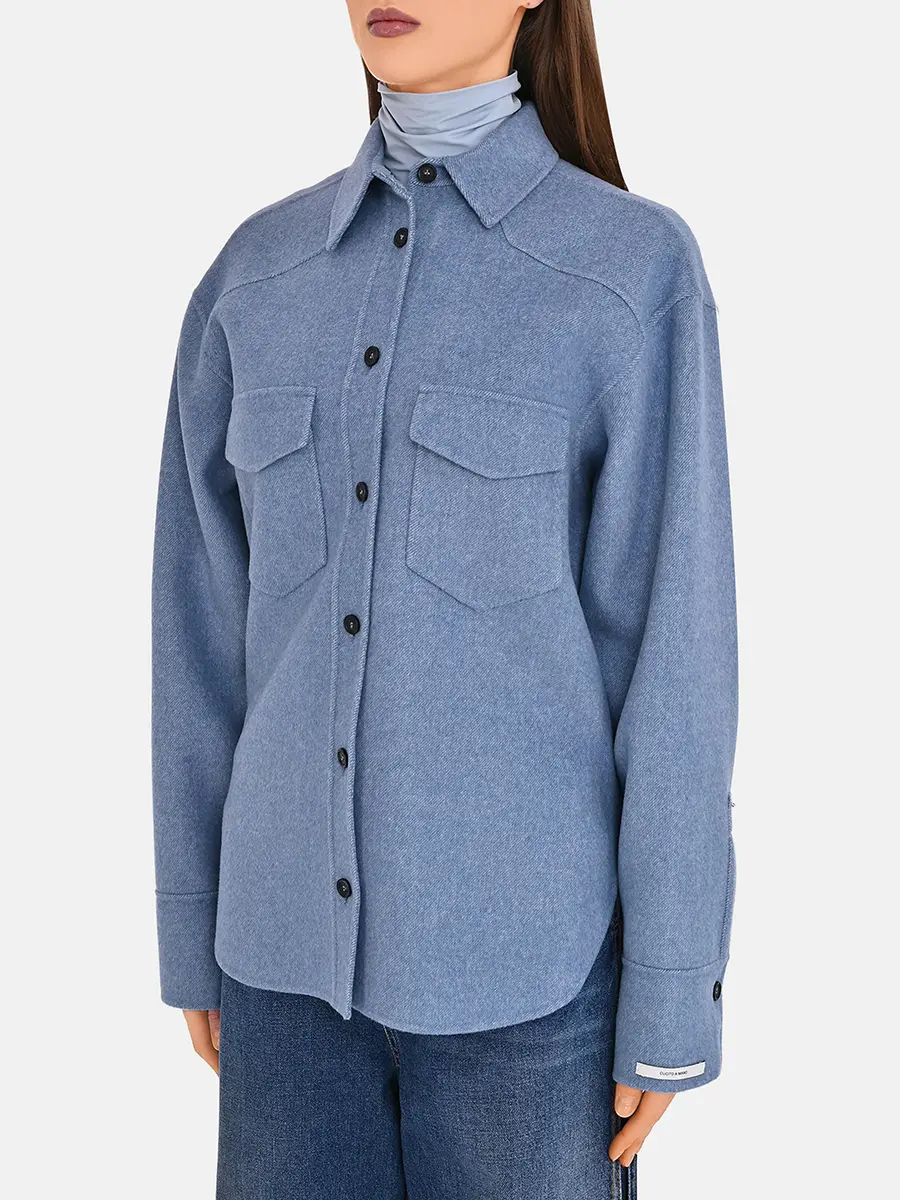 Рубашка шерстяная