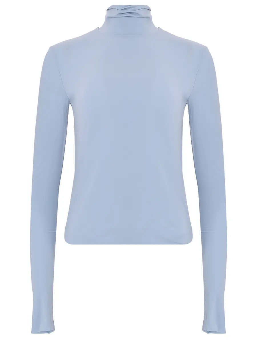 Водолазка однотонная