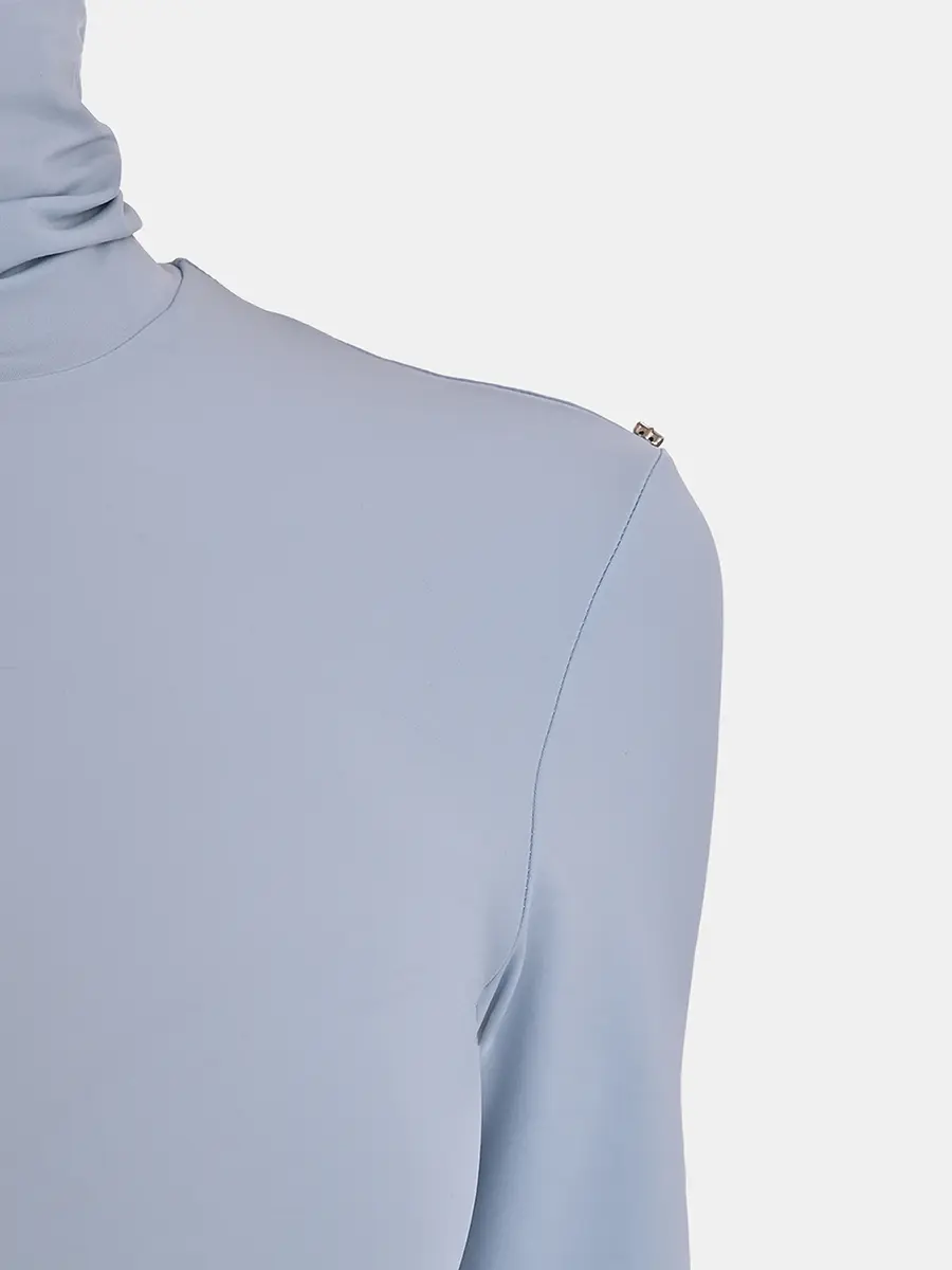 Водолазка однотонная