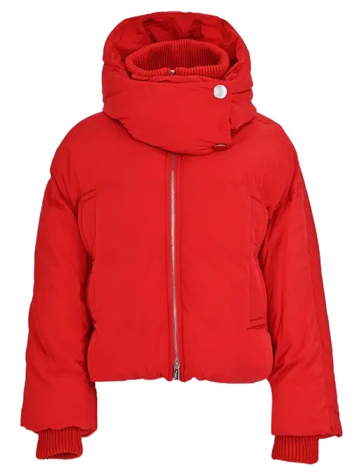 Пуховик однотонный SPORTMAX