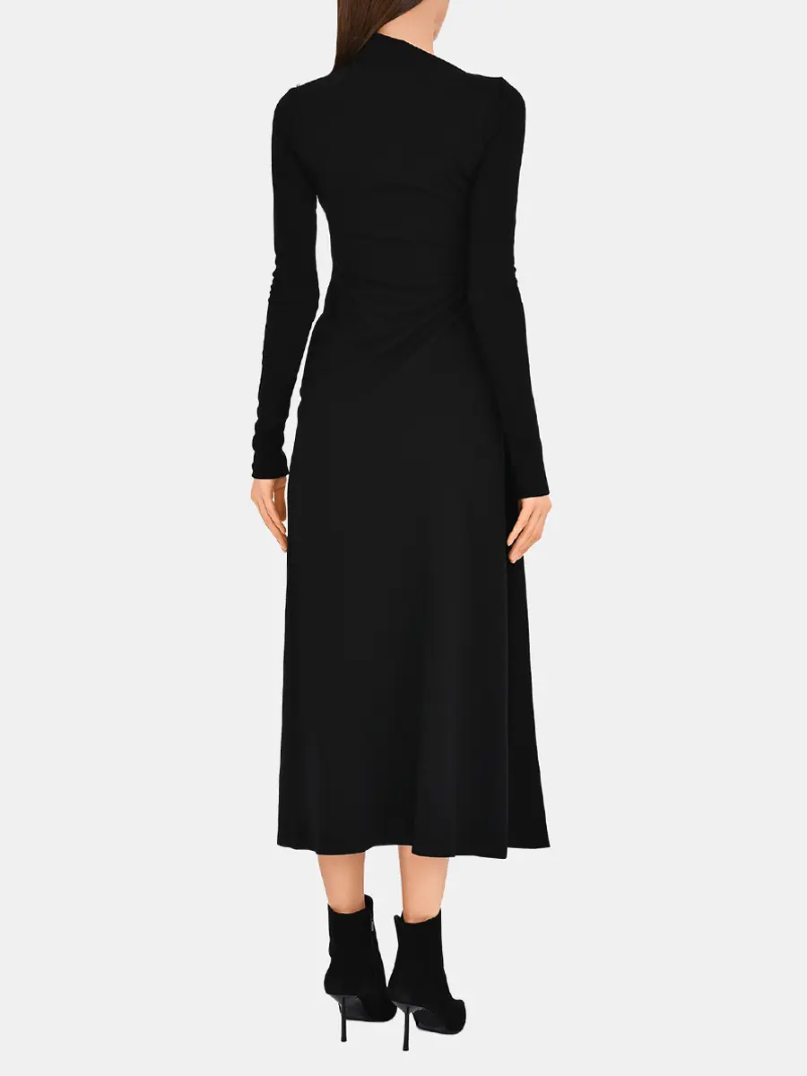 Платье однотонное