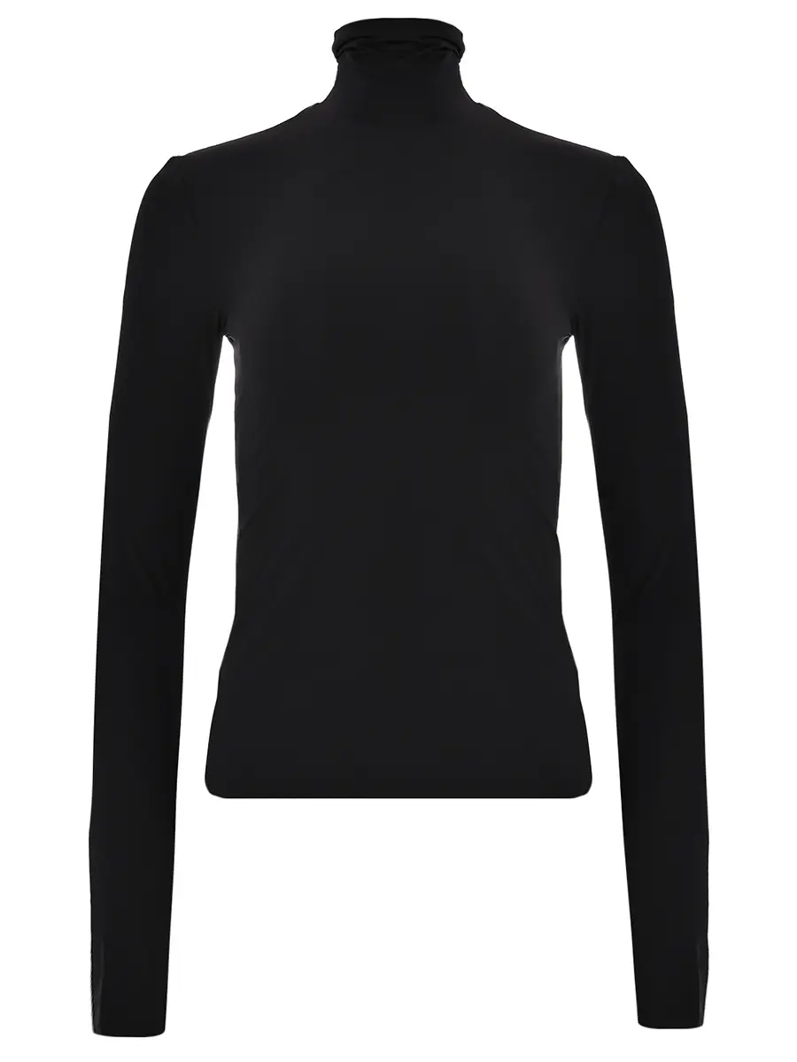 Водолазка однотонная