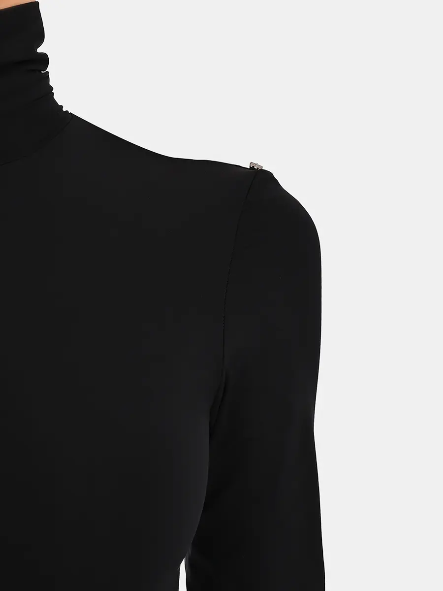 Водолазка однотонная