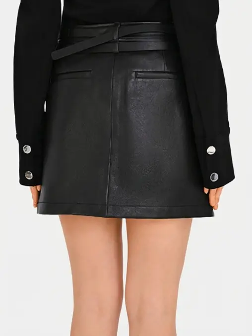 Юбка кожаная SPORTMAX