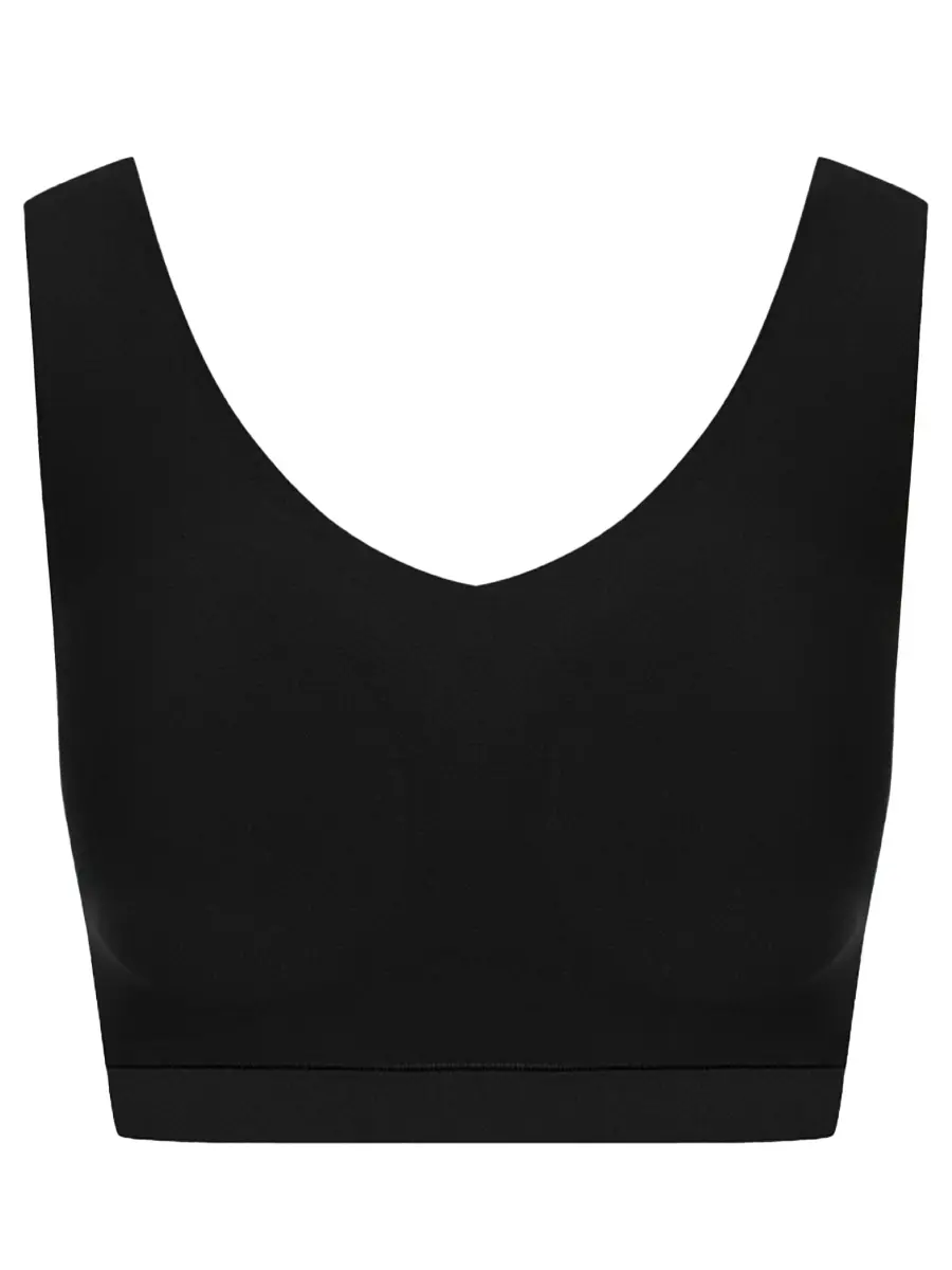 Бюстгальтер-топ однотонный