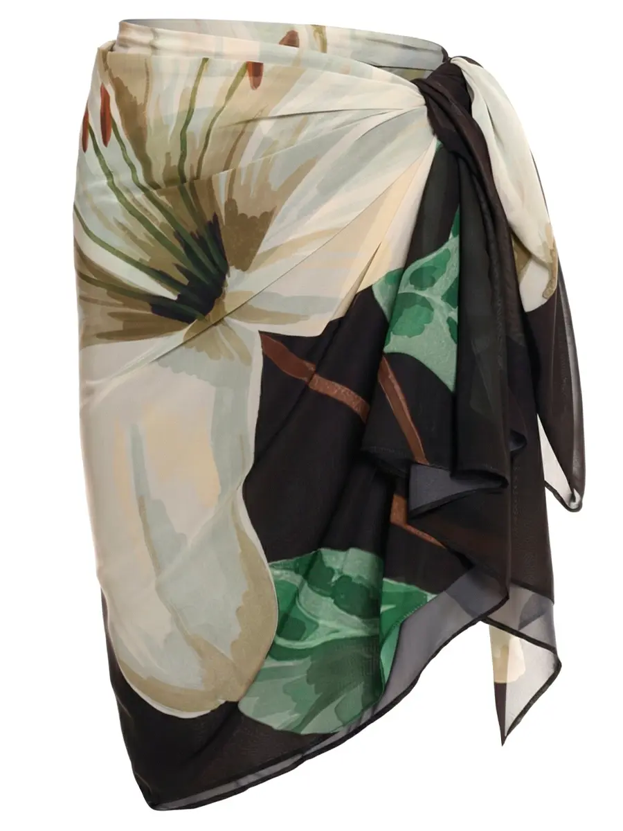 Парео с принтом