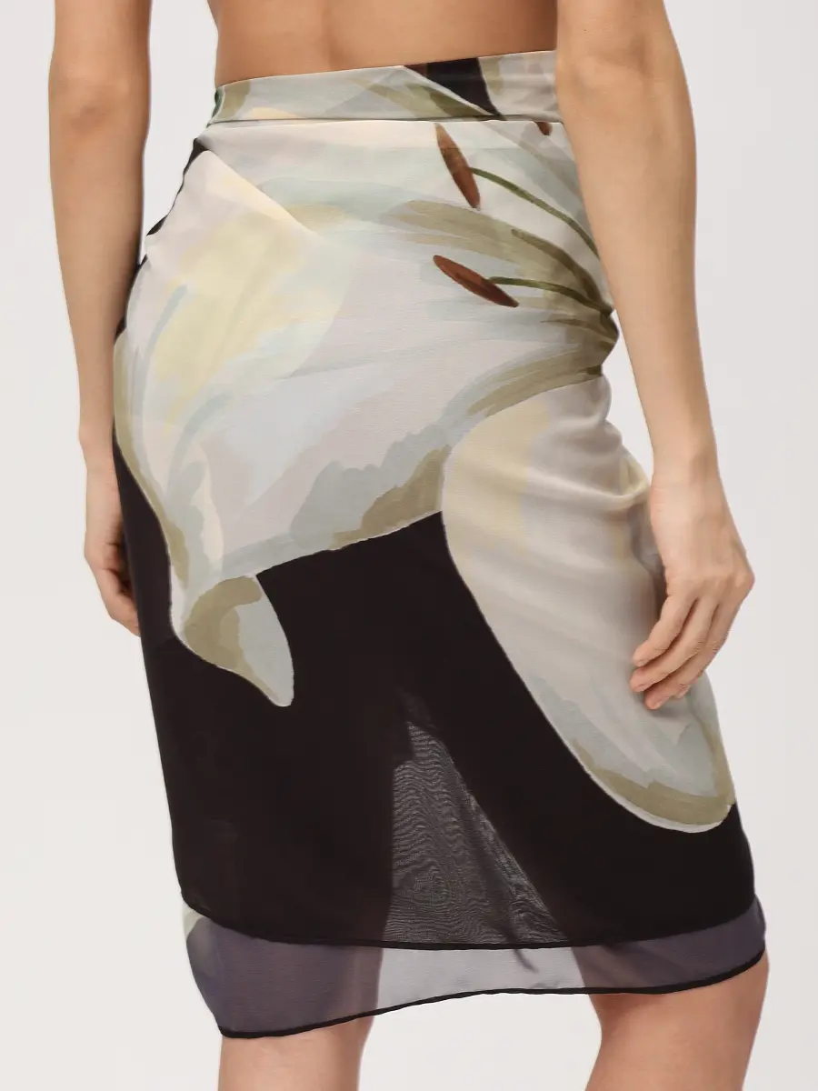 Парео с принтом