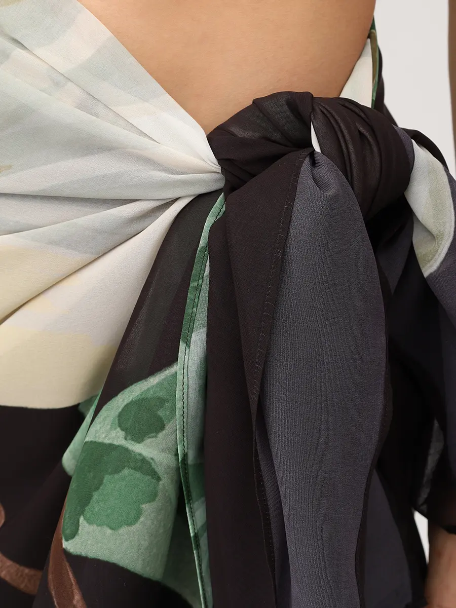 Парео с принтом