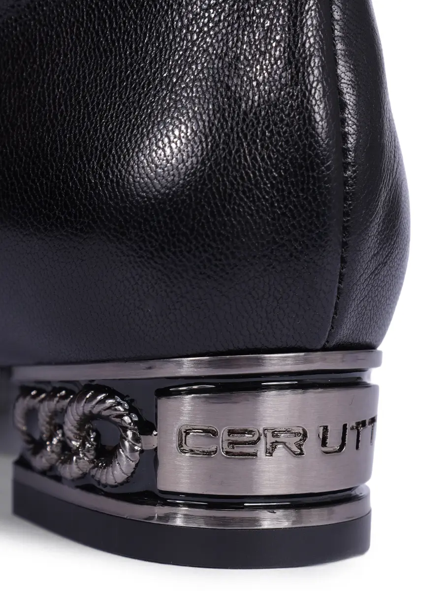 Сапоги кожаные