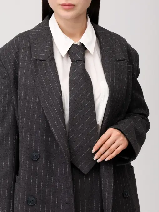 Галстук Graphite шерстяной WHITE LILY