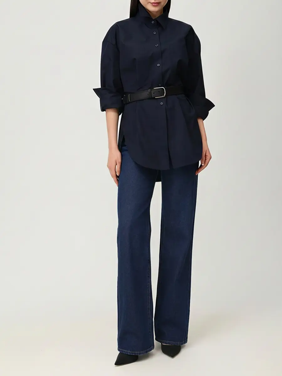 Рубашка LILY SLIT хлопковая