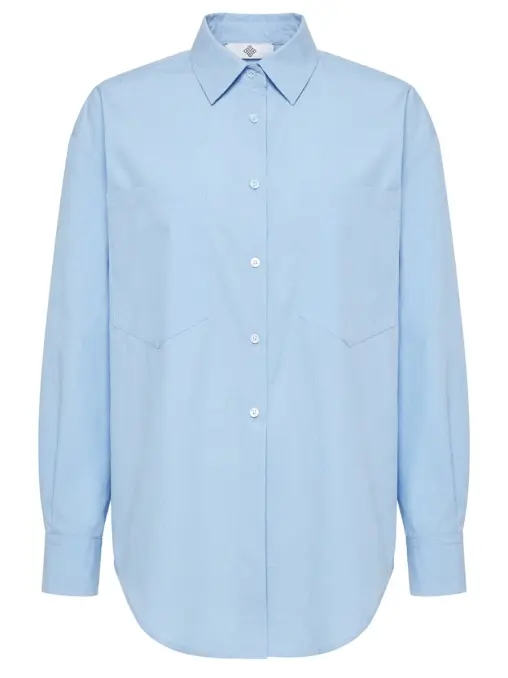 Рубашка LILY SLIT хлопковая WHITE LILY