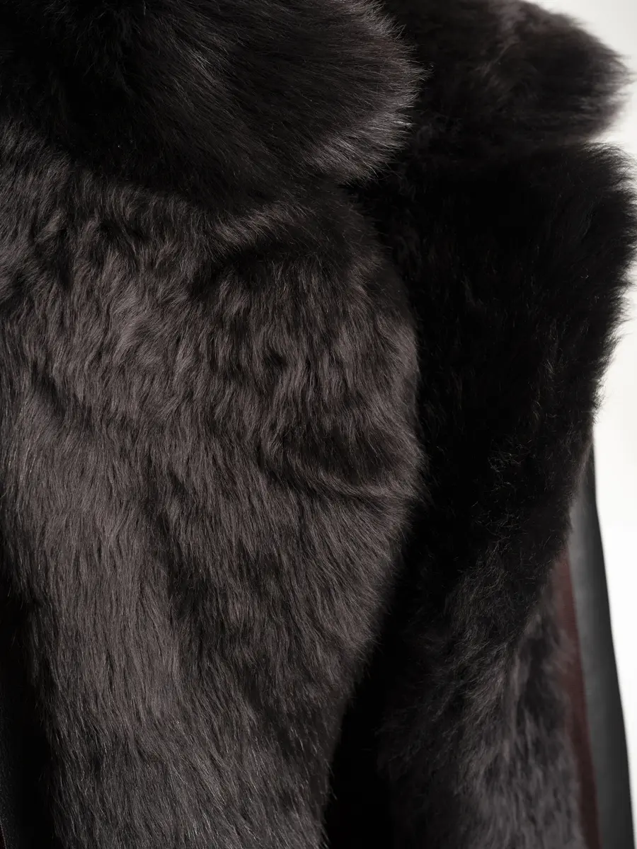 Дубленка двустороння AMOR из натуральной овчины