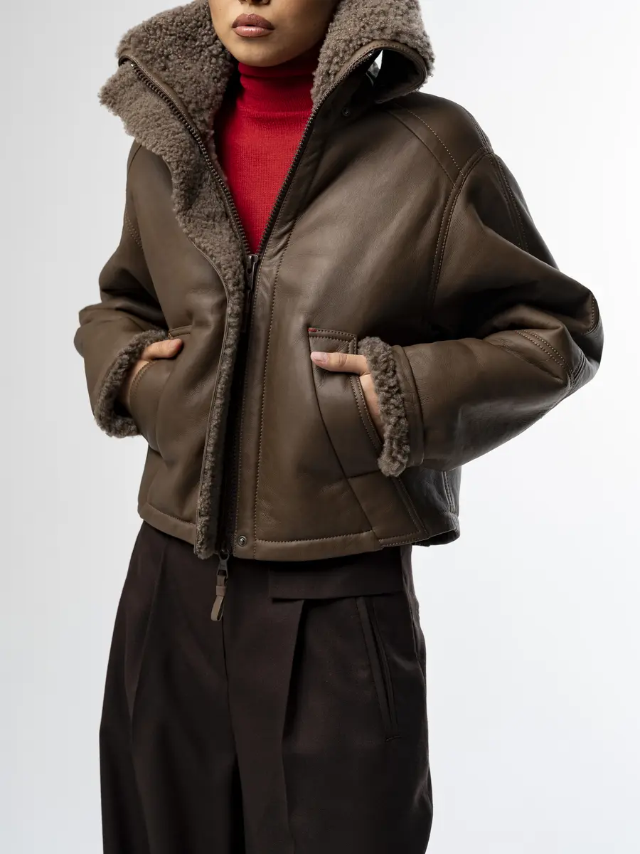 Дубленка NORTH из натуральной овчины