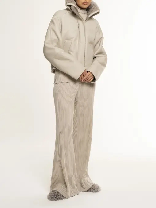 Дубленка NORTH из натуральной овчины JULIAKISELEVA