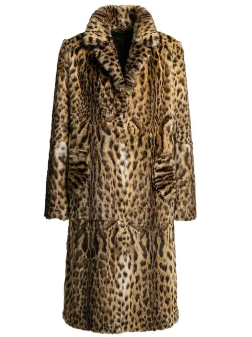 Пальто JAGUAR из меха ягуара JULIAKISELEVA