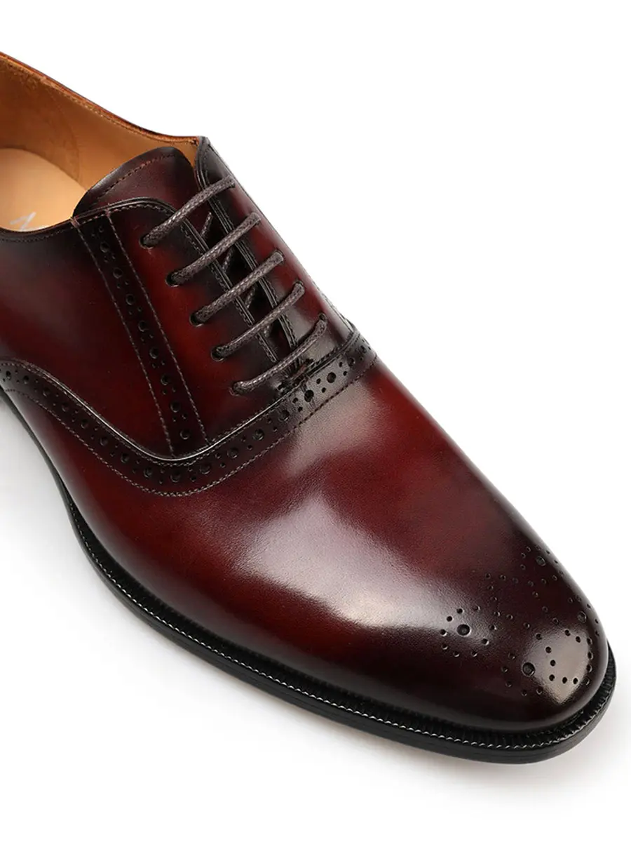 Оксфорды кожаные