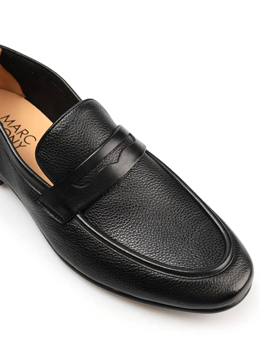 Лоферы кожаные