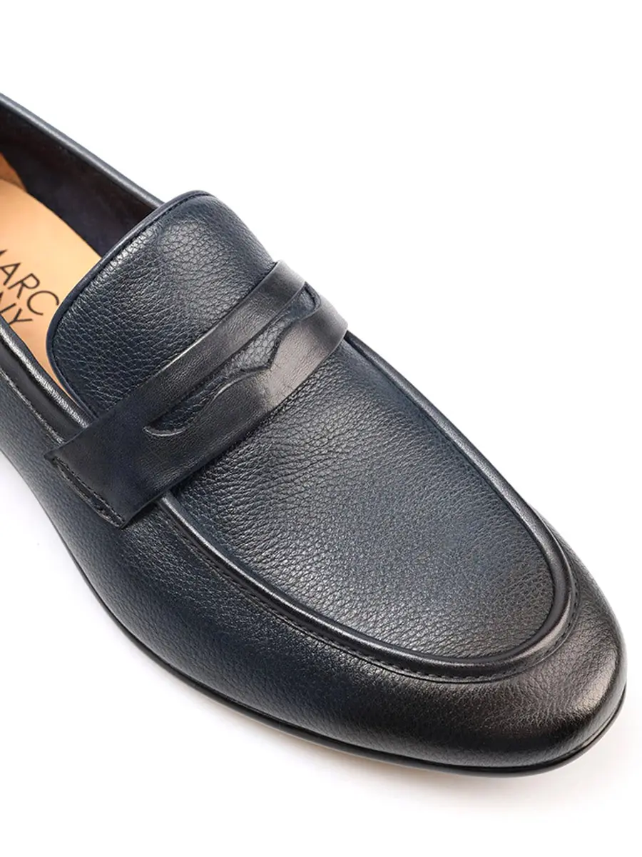 Лоферы кожаные