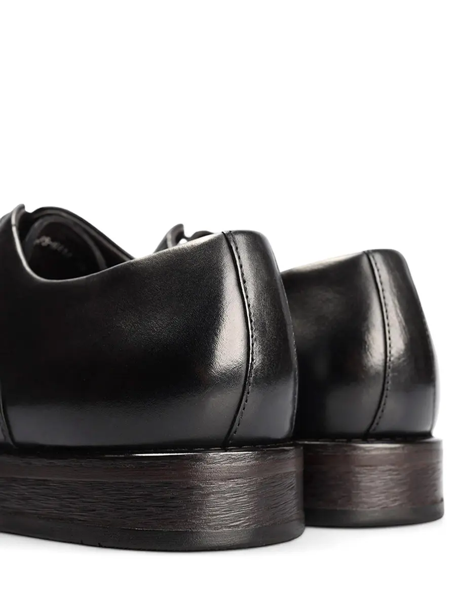 Оксфорды кожаные