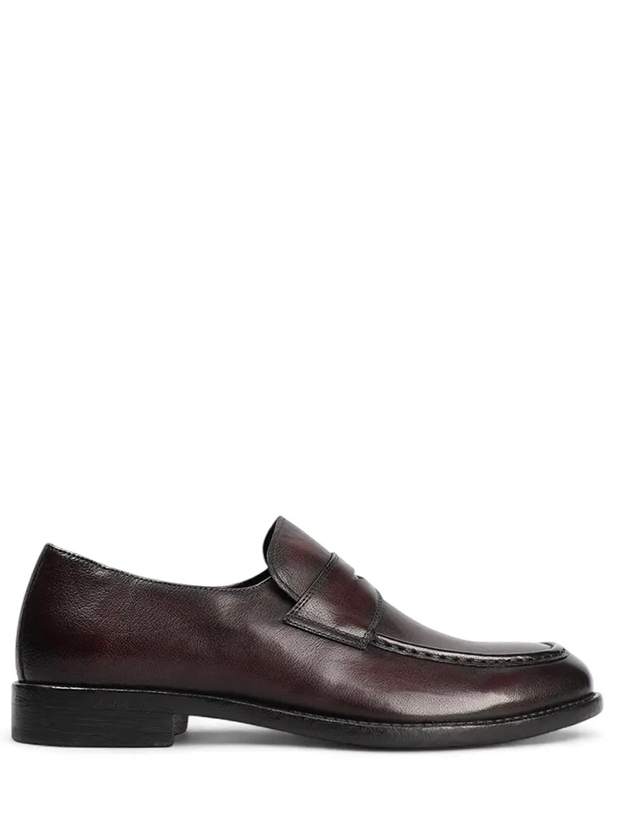 Лоферы кожаные