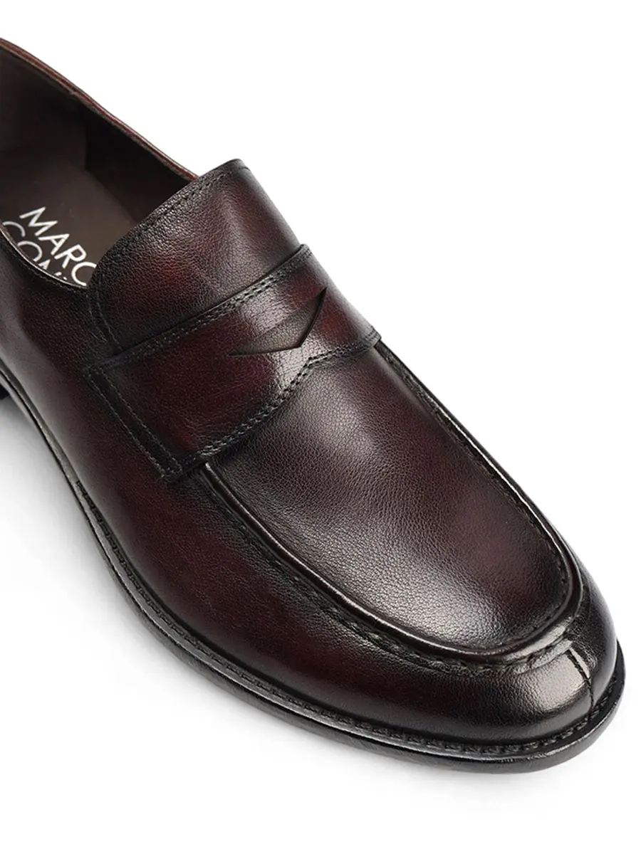 Лоферы кожаные