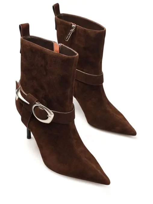 Ботильоны замшевые на байке MARC CONY