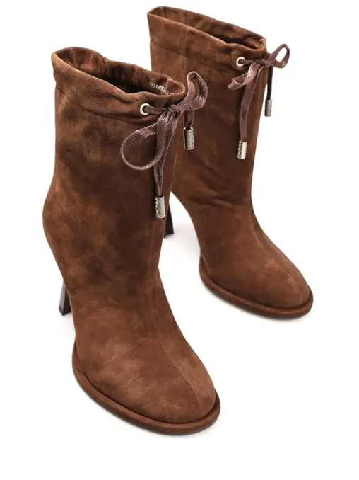 Ботильоны замшевые на байке MARC CONY