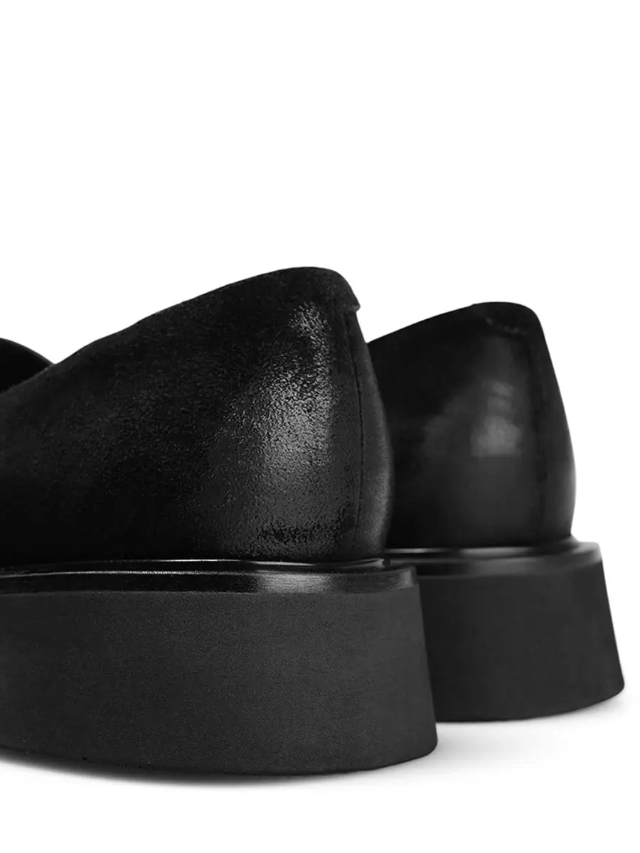 Туфли замшевые