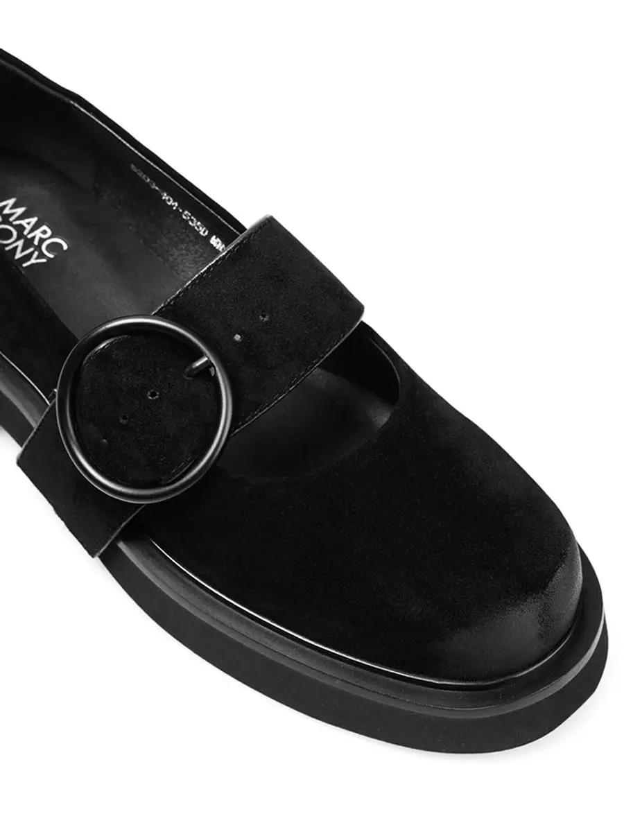 Туфли замшевые